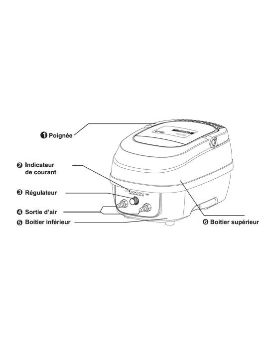 Aquavie - Compresseur Pro Air 6000 - 2x3000L/h