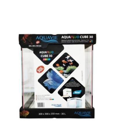 *FCY* AQUAFLUO CUBE 30 - 30x30x35cm - ROSE