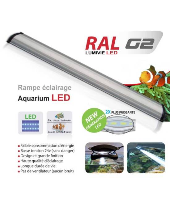Aquavie - RalG2 - Bleu - 20W - 60 cm
