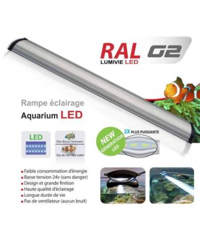 *SC* RalG2 - 30cm - 6w SBM - Blanc Bleu