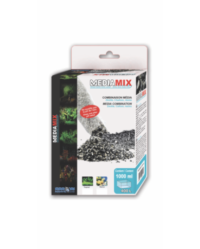 Aquavie - Mediamix - Mélange zéolite, Charbon de coco et résines - 1L