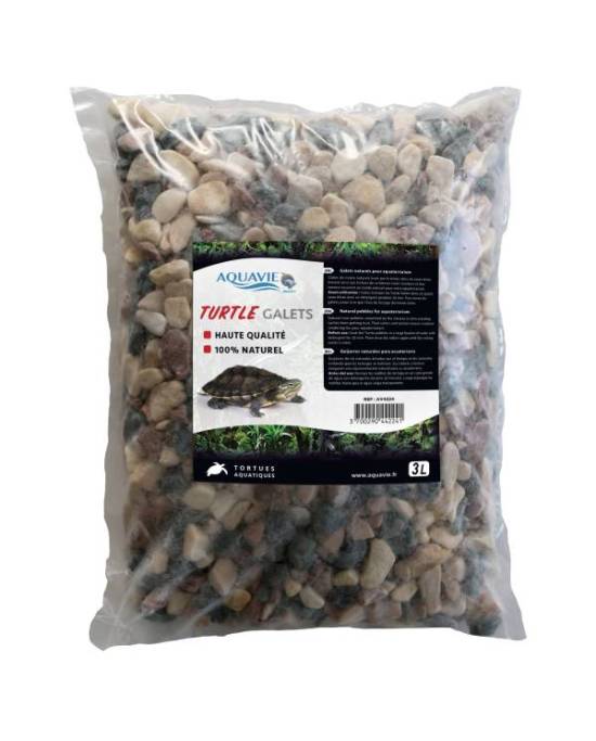 Aquavie - Turtle Galets multicolor - Ø 8 à 12 mm - 3L