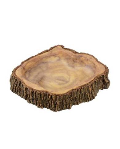 Aquavie - Abreuvoir résine - Bois 17 - 17x15,7x3,5 cm