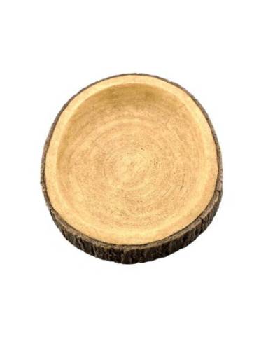 Aquavie - Abreuvoir résine - Bois Rond 10 - 12,5x12x1,5 cm