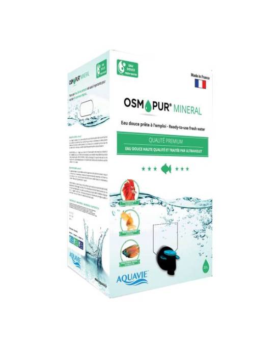 Aquavie - Osmopur Mineral Betta / Poisson rouge - 20L 