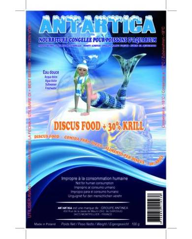 *SC* DISCUS FOOD + 30% KRILL BLISTER 100GRS