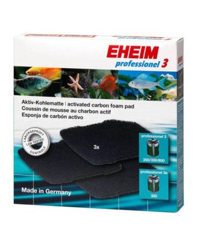Eheim - Coussin au charbon pour Professionel 4+ 250/350/600 - 3 pcs