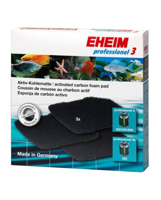 Eheim - Coussin au charbon pour Professionel 4+ 250/350/600 - 3 pcs