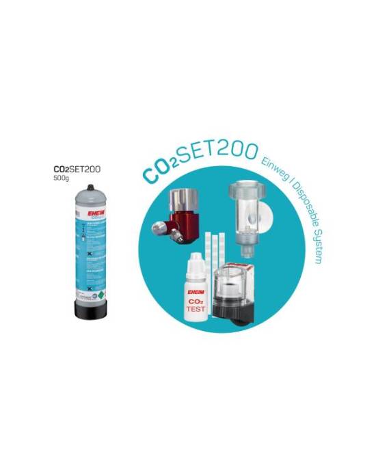 Eheim - CO2SET200 - A usage unique - 500g - bouteille incl.