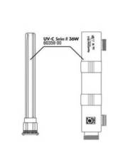 JBL - Boitier + verre pour UV-C II 36W
