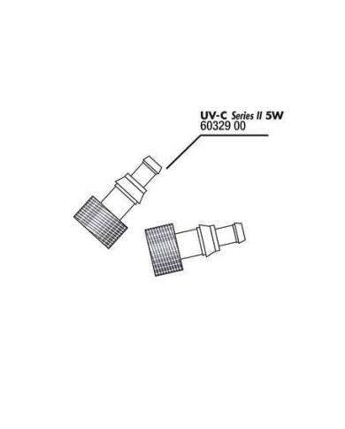 JBL - Pièces de connexion tuyau (sans joint) pour UV-C 5W