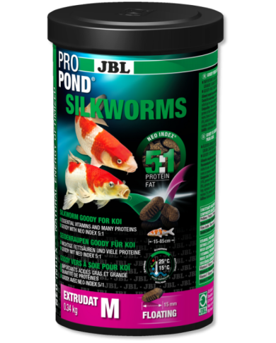 *FCY* JBL ProPond Silkworms M 0,34kg (Remplacé par jb4133581)