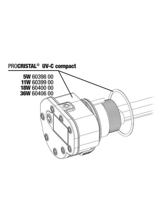 JBL - ProCristal Compact UV-C - Unité électrique 5W