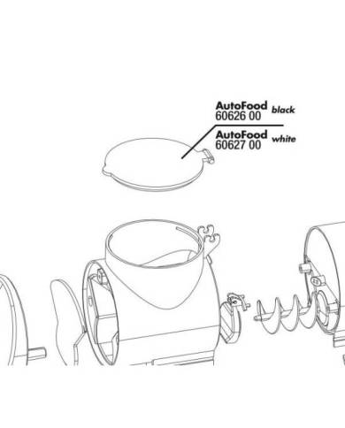 *SC* (3) JBL AutoFood WHITE Couvercle conteneur nourriture