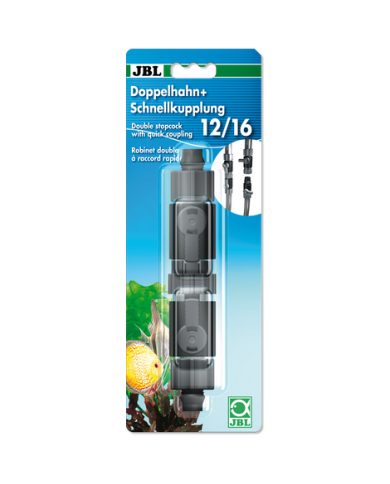 JBL - Robinet double à raccord rapide 12/16 mm