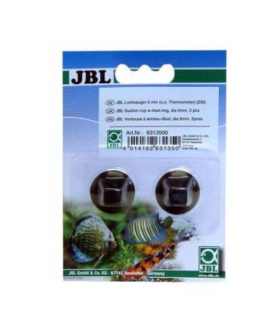(2)JBL Ventouse à anneau élast. dia 6mm 2pces