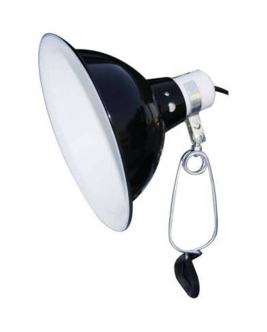 *SC* Komodo Black Dome Clamp Lamp Fixture 14cm