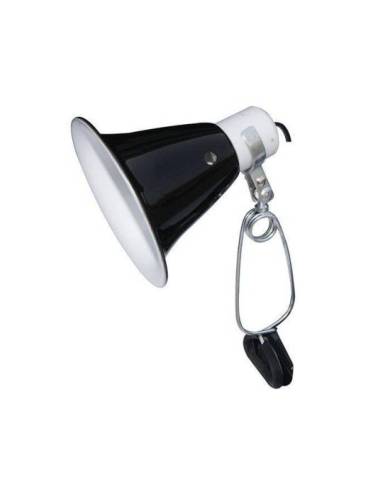 *SC* Komodo Black Dome Clamp Lamp Fixture 21cm