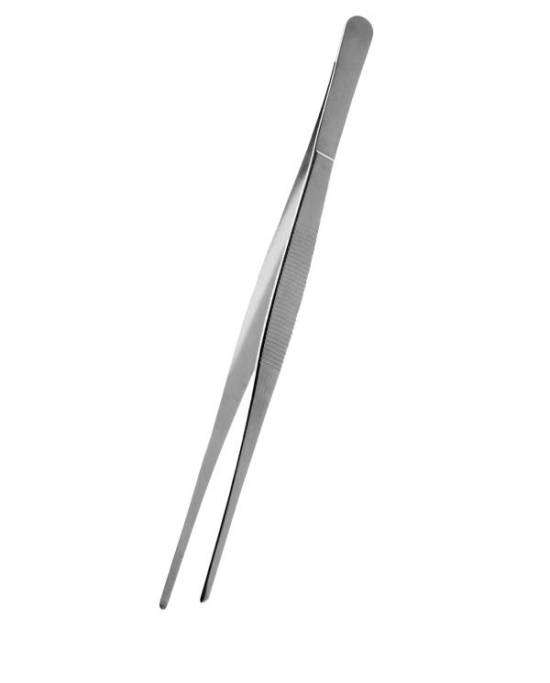 Komodo - Pince de nourrissage en inox droite - 25 cm