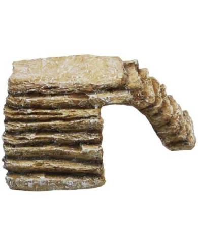 Komodo - Basking Platform Corner Ramp standstone L