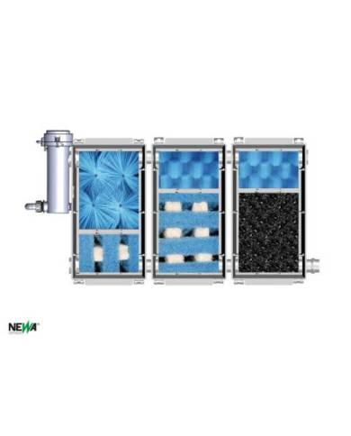 Newa - Purissimo advance 3 + UVC 18W et Cascata advance 4500
