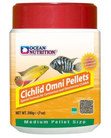 Ocean Nutrition - SEC - Cichlid Omni - Granulés Medium - 200g