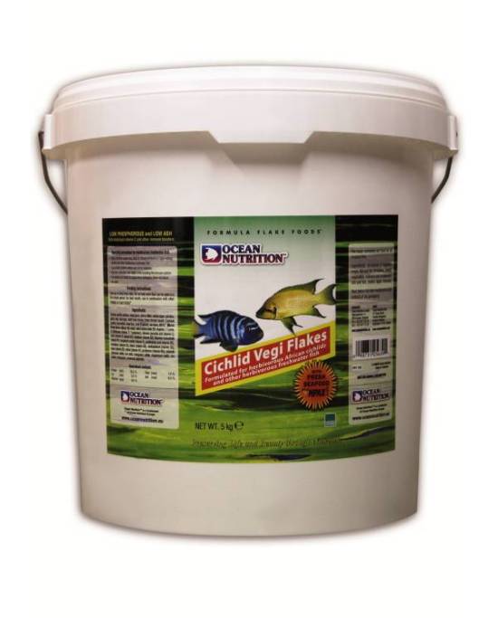 Ocean Nutrition - SEC - Cichlid Vegi - Flocons - 5kg 