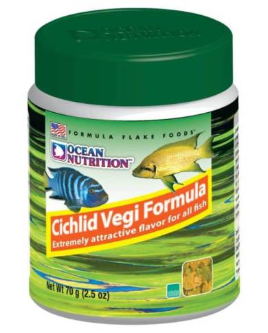 Ocean Nutrition - SEC - Cichlid Vegi - Flocons - 70g