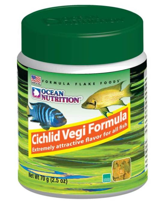 Ocean Nutrition - SEC - Cichlid Vegi - Flocons - 70g