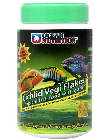 Ocean Nutrition - SEC - Cichlid Vegi - Flocons - 156g