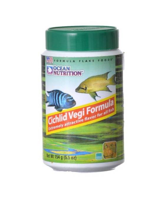 Ocean Nutrition - SEC - Cichlid Vegi - Flocons - 156g