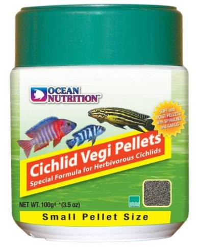 Ocean Nutrition - SEC - Cichlid Vegi - Granulés Small - 100g