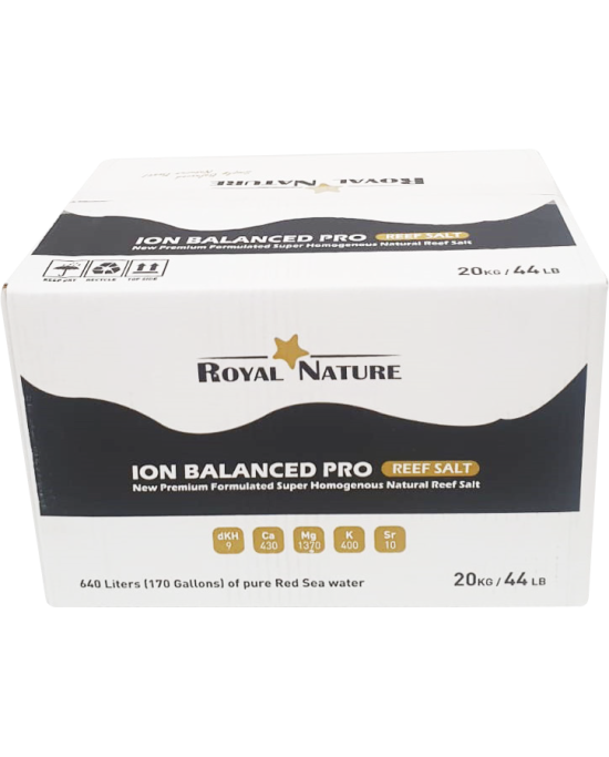 Royal Nature - Ion Balanced Pro Reef Salt - 20kg (carton)