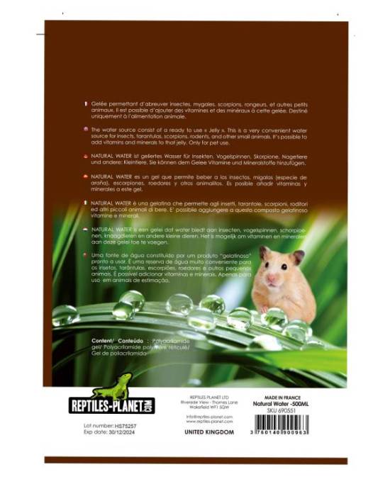 Reptiles Planet - Natural Water - 500 mL
