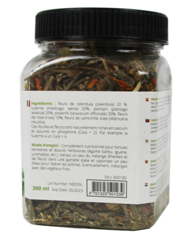 (1) Grass and leaves mix for Reptiles