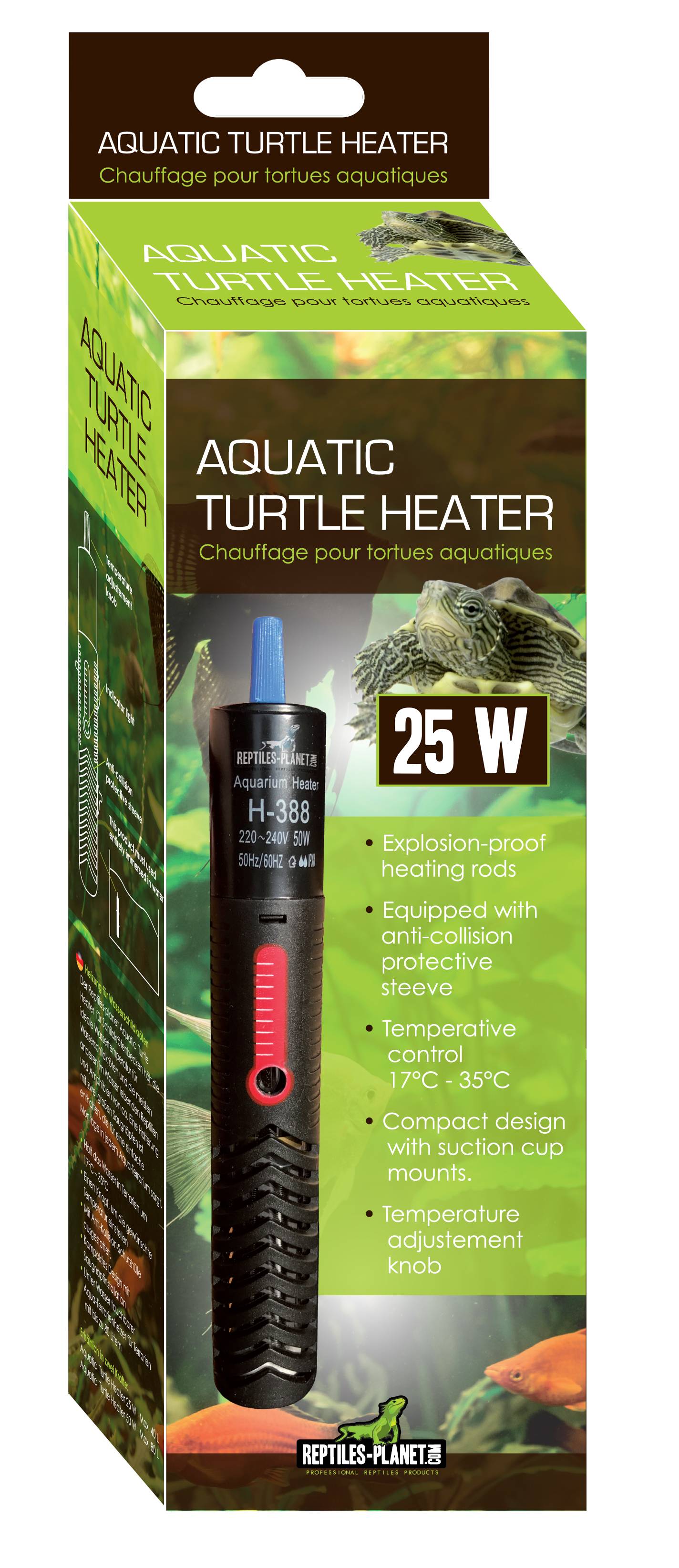 (1) Aquatic Turtle Heater 25W Chauffage tortue d'eau