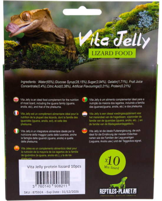 Reptiles Planet - Vita Jelly protein Lizard Food - 10 pcs