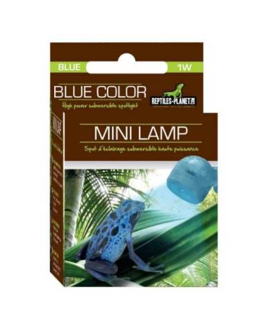 Reptiles Planet - Mini Lamp blue