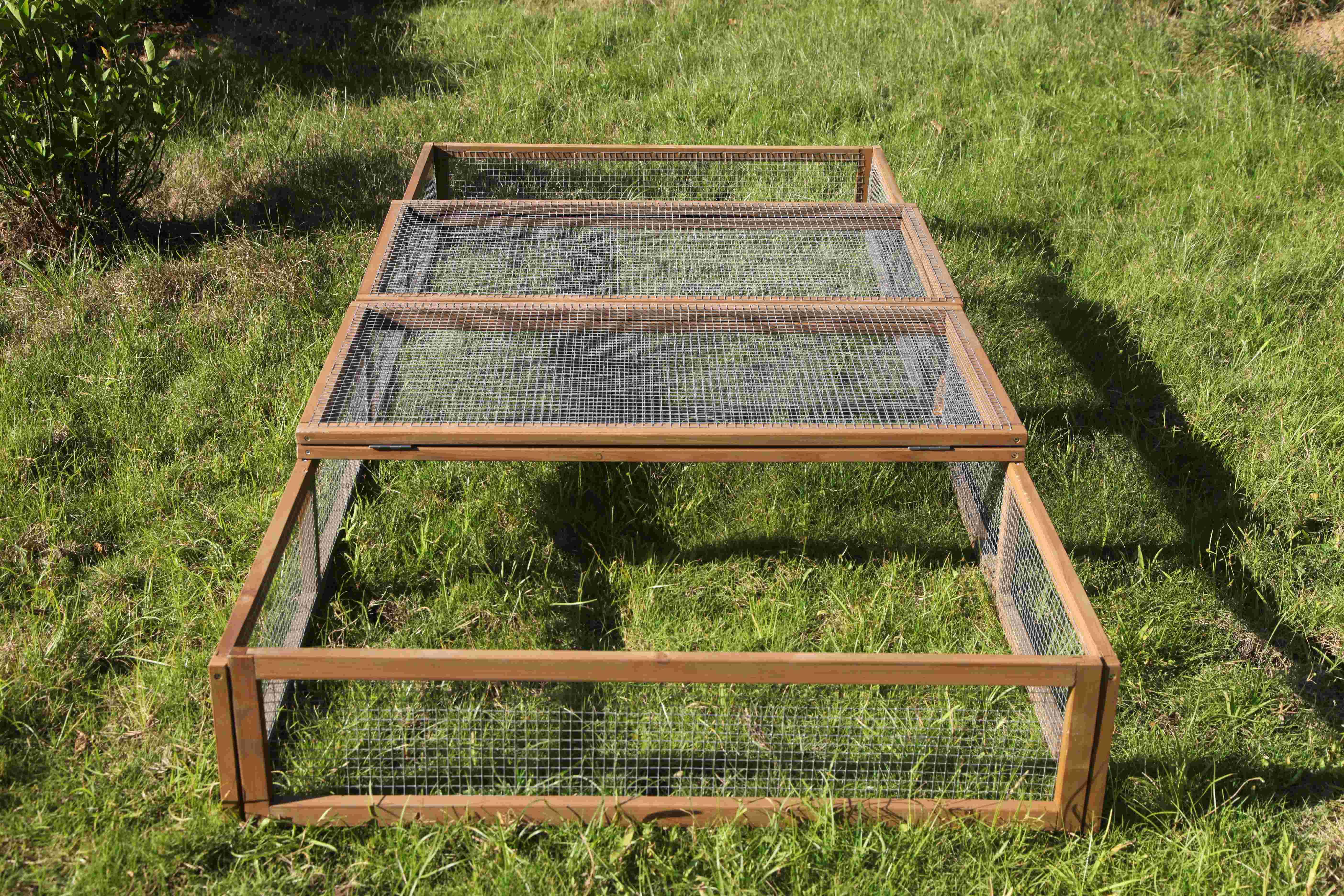 (2) Tortoise Park Enclos extérieur pour tortue 200x100x25cm