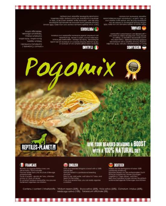 Reptiles Planet - Pogomix - Kit de graines à germer