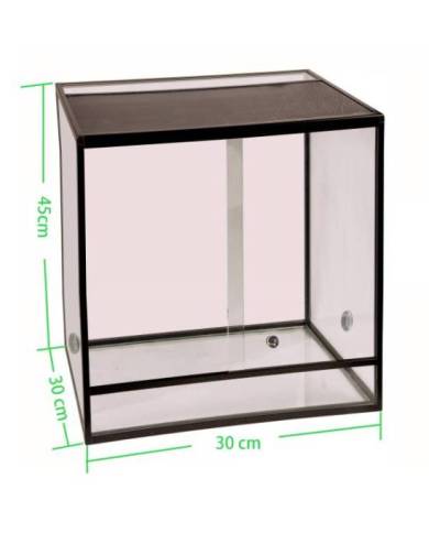 Reptiles Planet - Terrarium Elegance - Black - 30x30x45 cm