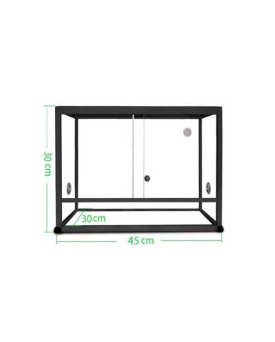 Reptiles Planet - Terrarium Elegance - Black - 45x30x30 cm