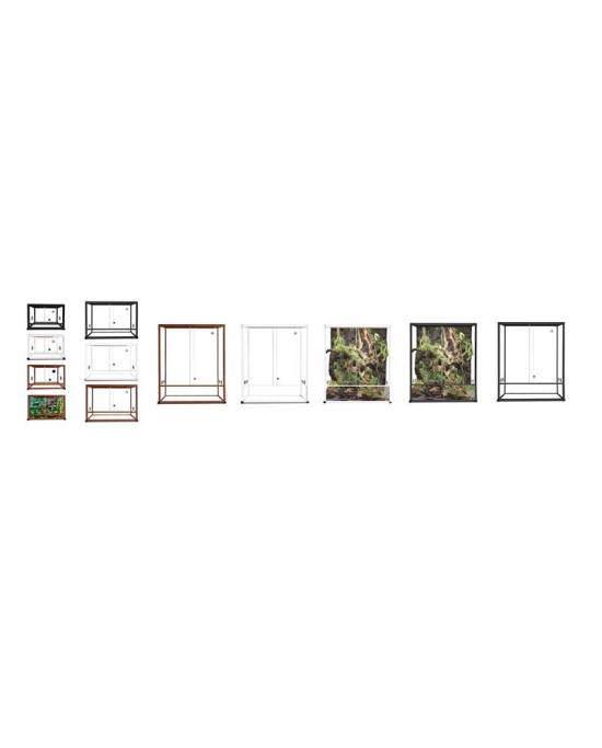 Reptiles Planet - Terrarium Elegance - Black - 45x30x30 cm