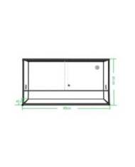 Reptiles Planet - Terrarium Elegance - Black-  80x45x45 cm