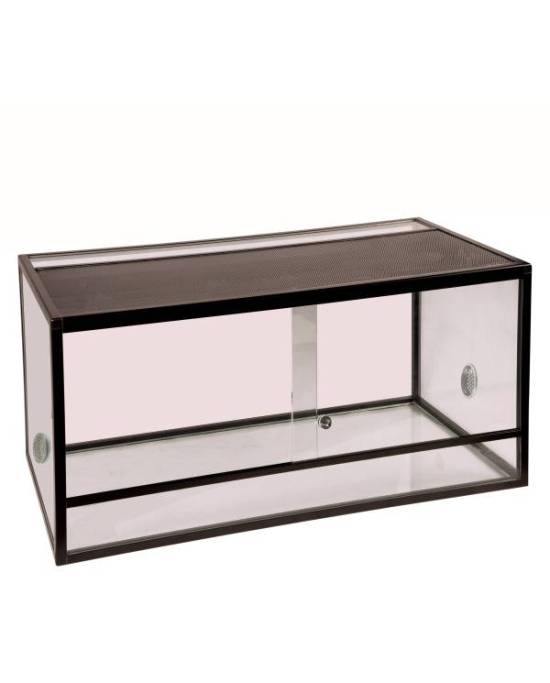 Reptiles Planet - Terrarium Elegance - Black-  80x45x45 cm