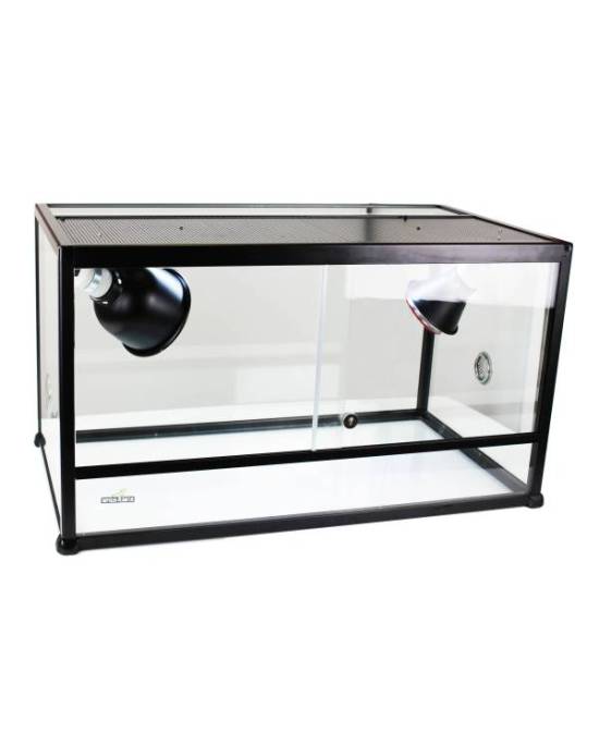 Reptiles Planet - Terrarium Elegance - Black-  80x45x45 cm