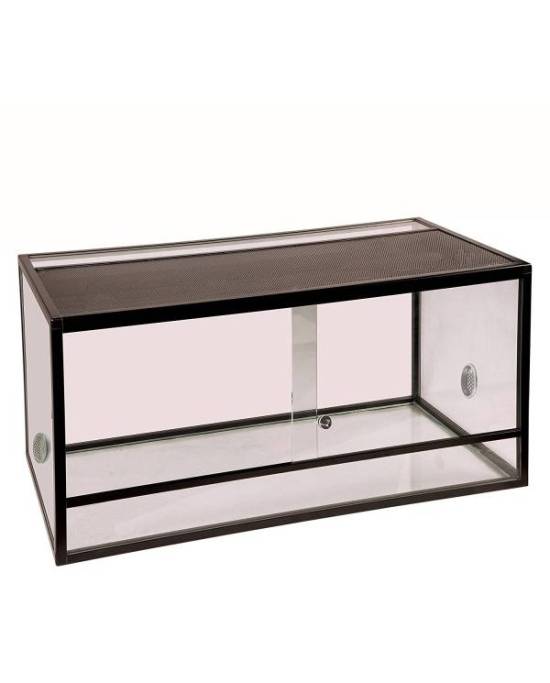 Reptiles Planet - Terrarium Elegance - Black - 100x45x50 cm