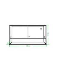 Reptiles Planet - Terrarium Elegance - Black - 100x45x50 cm