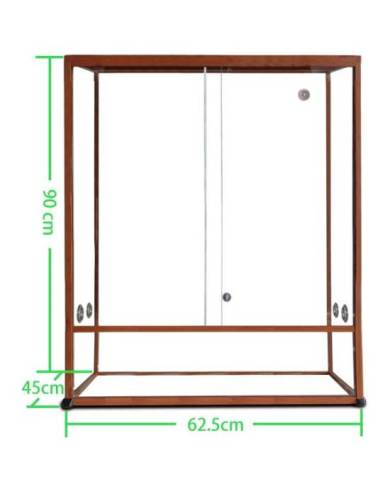 Reptiles Planet - Terrarium Elegance - Wood texture - 62,5x45x90 cm
