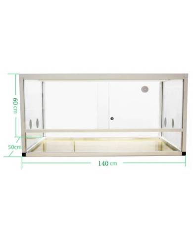 Reptiles Planet - Terrarium Elegance - White - 140x50x60 cm